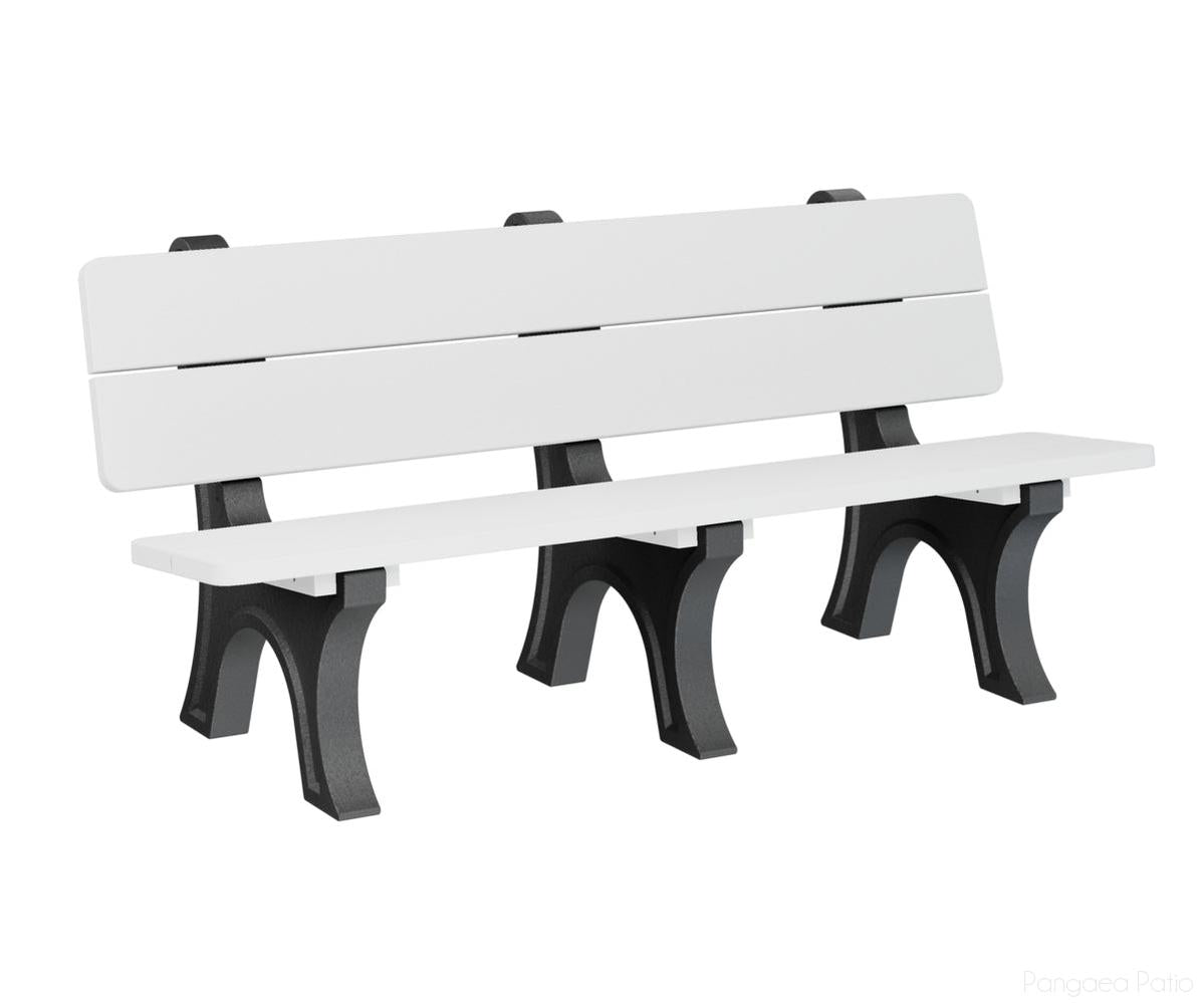 BGPOPB3472W-Berlin Gardens-Park Bench-White BG-Pangaea Patio