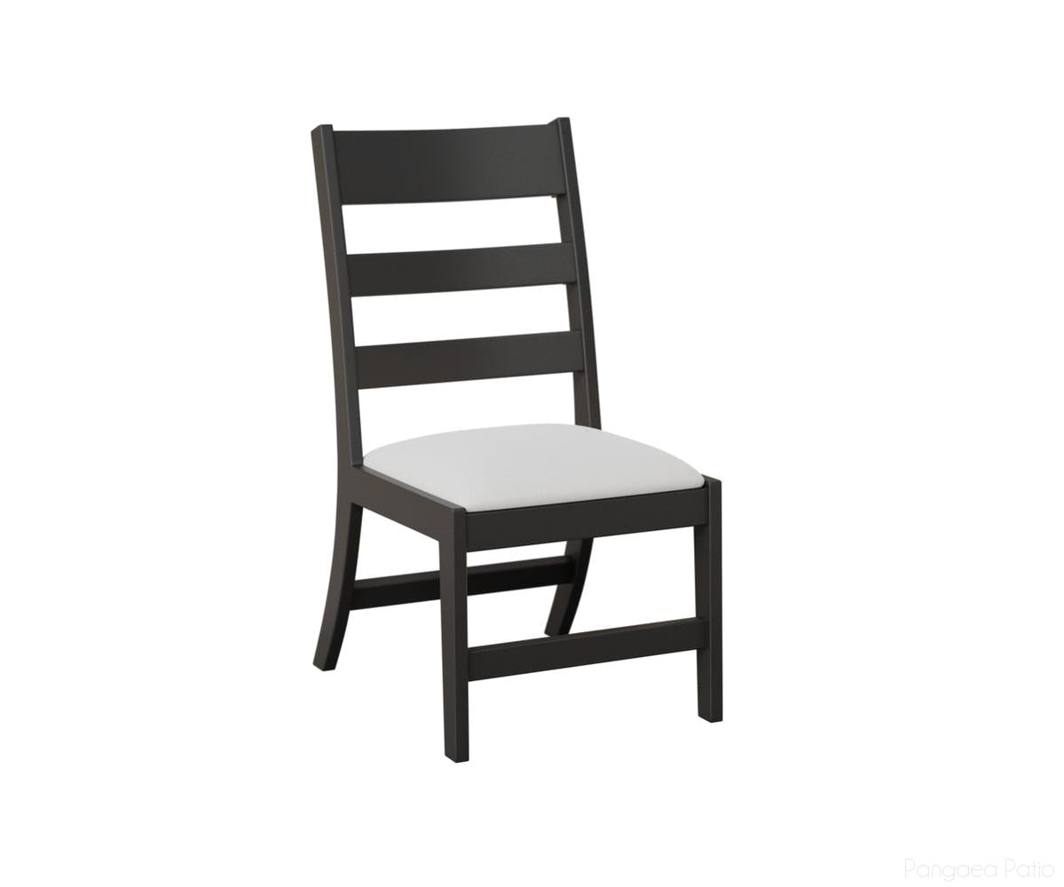 BGPDC2040MGB-Berlin Gardens-Parker Dining Chair-MGP Matte Black-Pangaea Patio