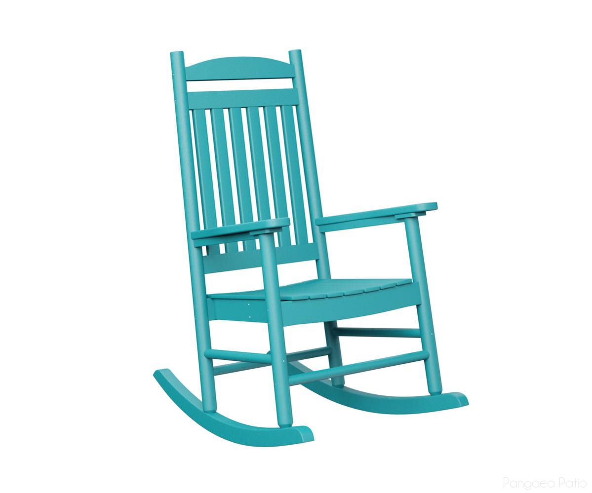 BGPR2545AB-Berlin Gardens-Porch Rocker-Aruba Blue BG-Pangaea Patio