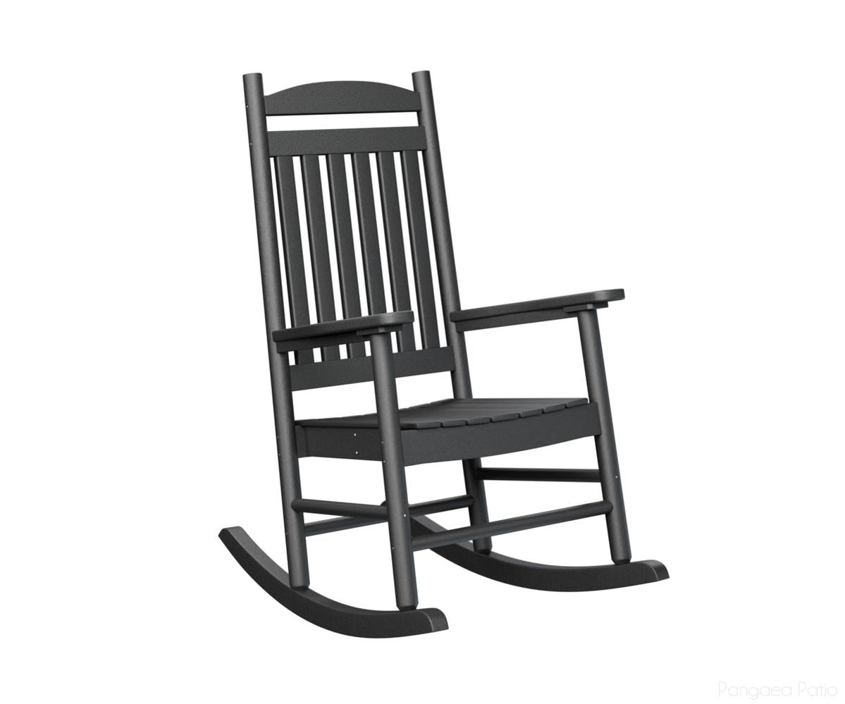 BGPR2545B-Berlin Gardens-Porch Rocker-Black BG-Pangaea Patio