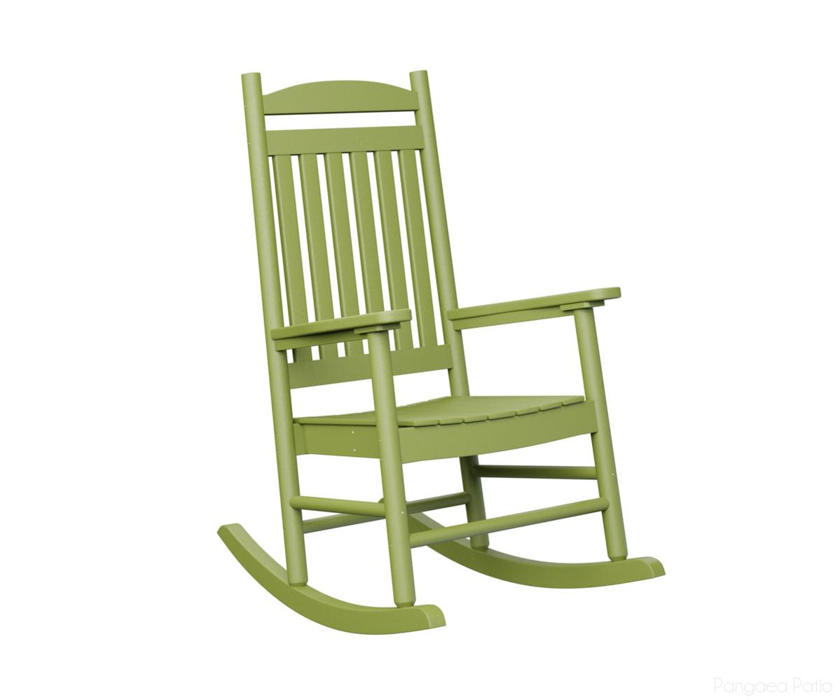 BGPR2545KG-Berlin Gardens-Porch Rocker-Kiwi Green BG-Pangaea Patio