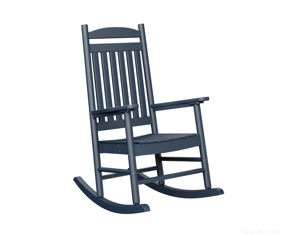 BGPR2545NB-Berlin Gardens-Porch Rocker-Navy Blue BG-Pangaea Patio