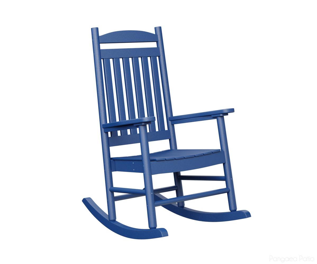 BGPR2545PB-Berlin Gardens-Porch Rocker-Pacific Blue BG-Pangaea Patio