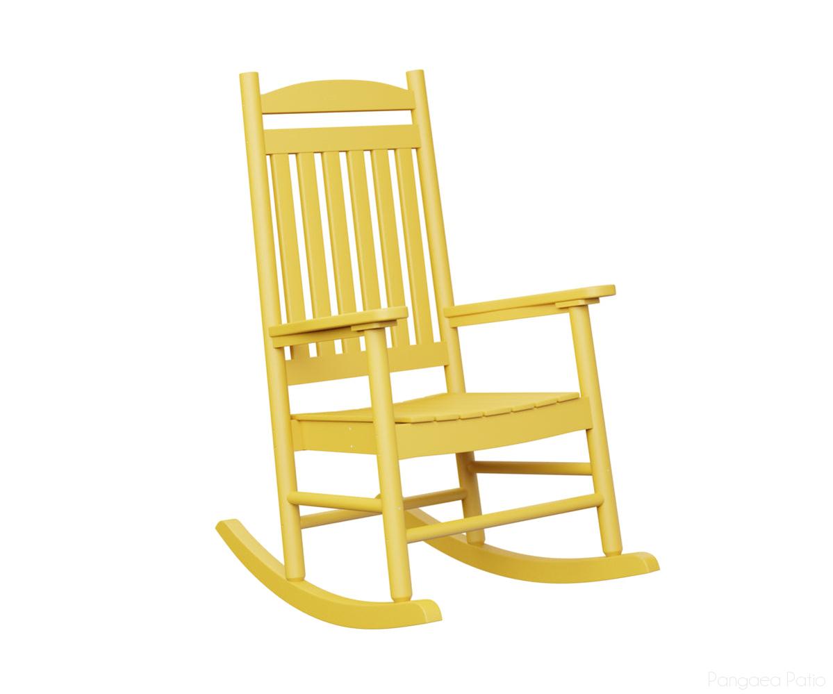 BGPR2545SY-Berlin Gardens-Porch Rocker-Sunburst Yellow BG-Pangaea Patio
