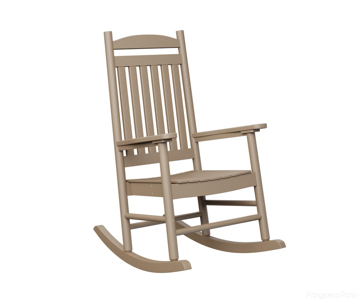 BGPR2545WW-Berlin Gardens-Porch Rocker-Weatherwood BG-Pangaea Patio