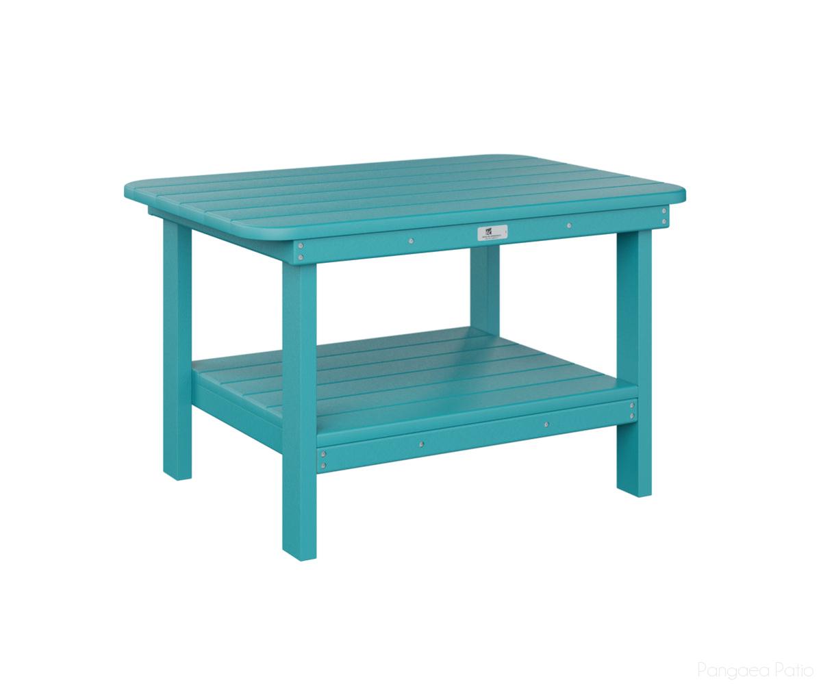 BGRTCT2921AB-Berlin Gardens-Rectangle Coffee Table-Aruba Blue BG-Pangaea Patio