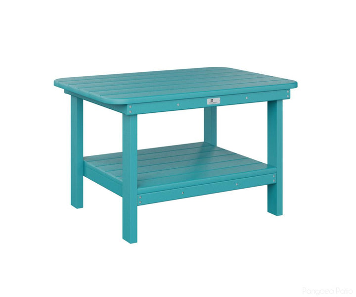 BGRTCT2921AB-Berlin Gardens-Rectangle Coffee Table-Aruba Blue BG-Pangaea Patio