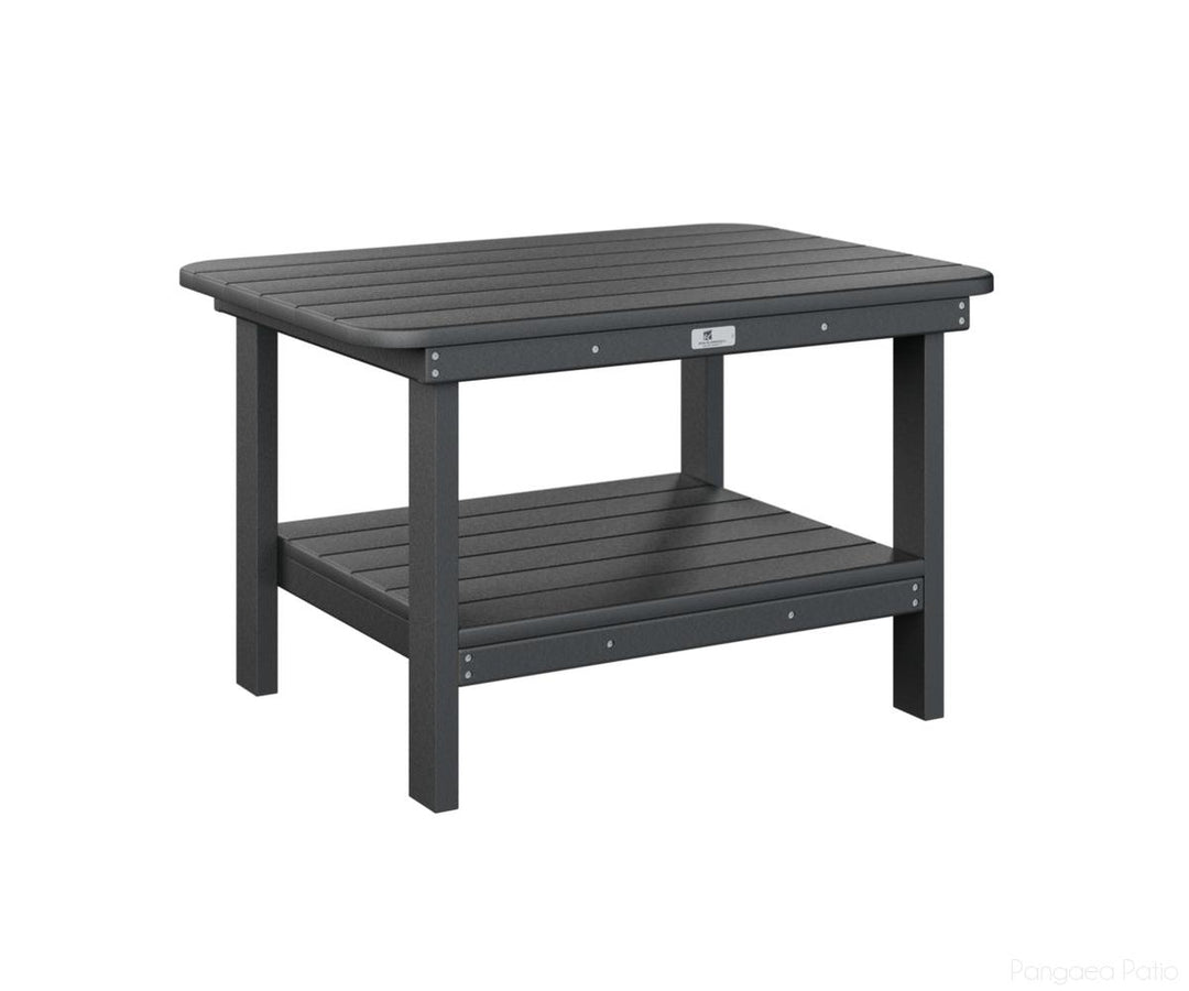 BGRTCT2921B-Berlin Gardens-Rectangle Coffee Table-Black BG-Pangaea Patio