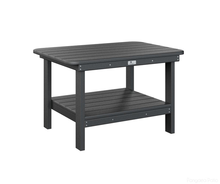 BGRTCT2921B-Berlin Gardens-Rectangle Coffee Table-Black BG-Pangaea Patio