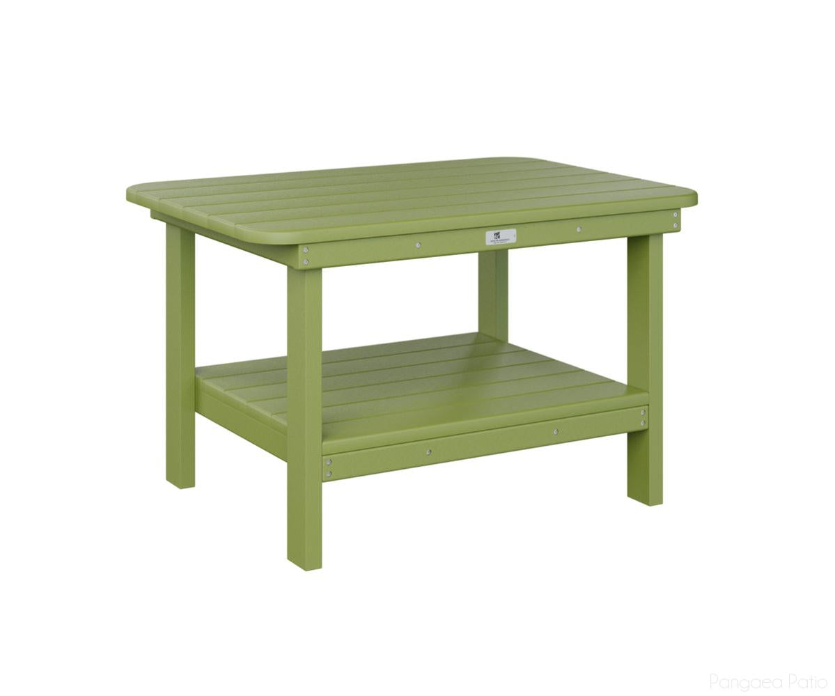 BGRTCT2921KG-Berlin Gardens-Rectangle Coffee Table-Kiwi Green BG-Pangaea Patio