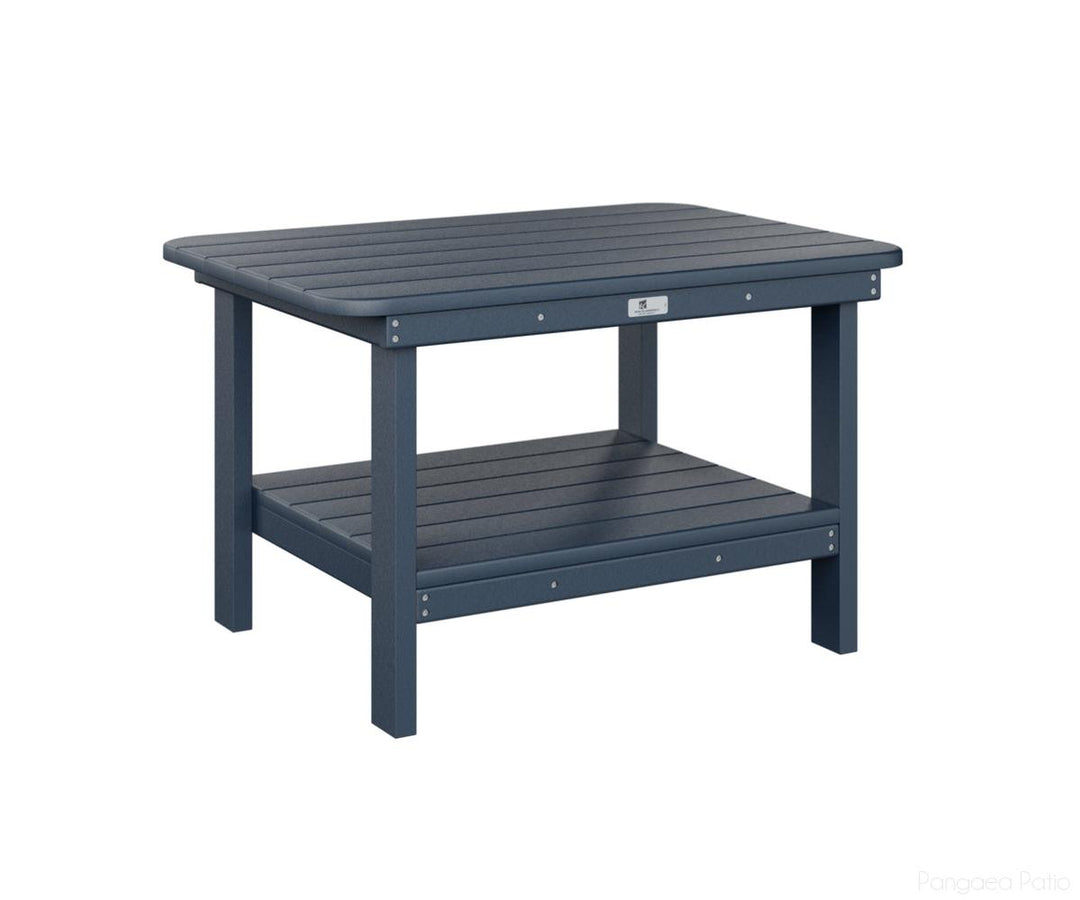 BGRTCT2921NB-Berlin Gardens-Rectangle Coffee Table-Navy Blue BG-Pangaea Patio