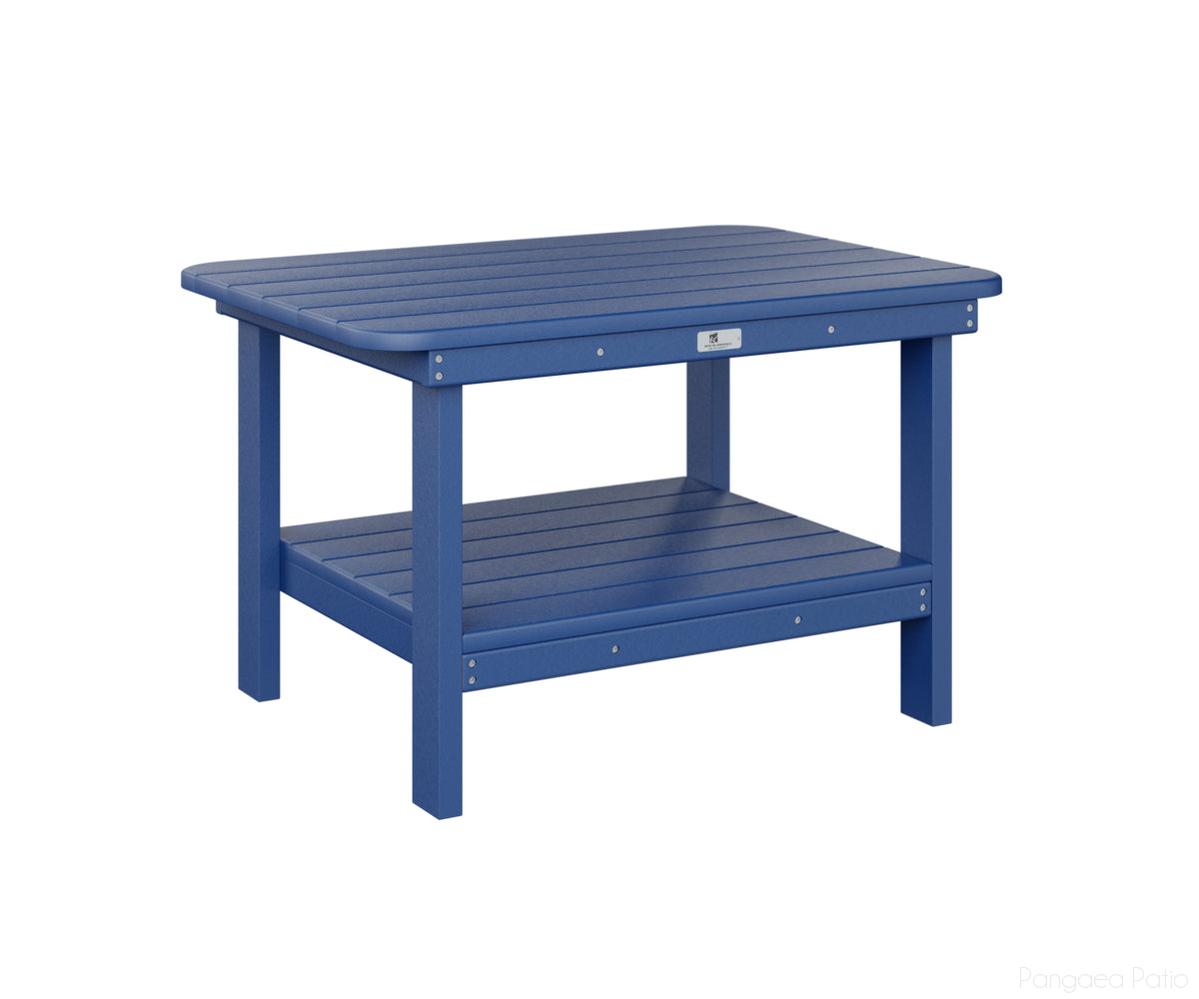 BGRTCT2921PB-Berlin Gardens-Rectangle Coffee Table-Pacific Blue BG-Pangaea Patio