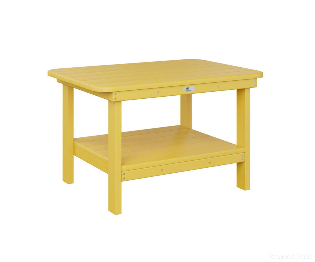 BGRTCT2921SY-Berlin Gardens-Rectangle Coffee Table-Sunburst Yellow BG-Pangaea Patio