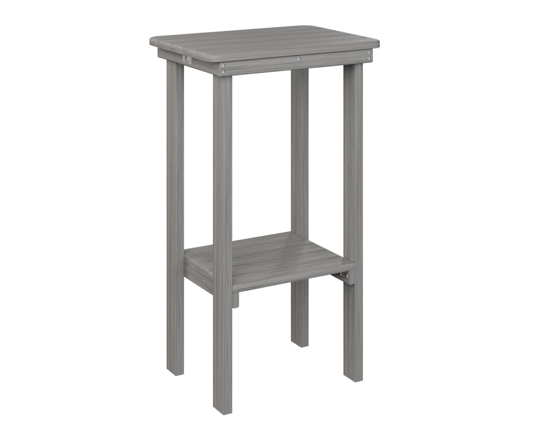 BGRTET3315DG-Berlin Gardens-Rectangle End Table Bar Height-Pangaea Patio