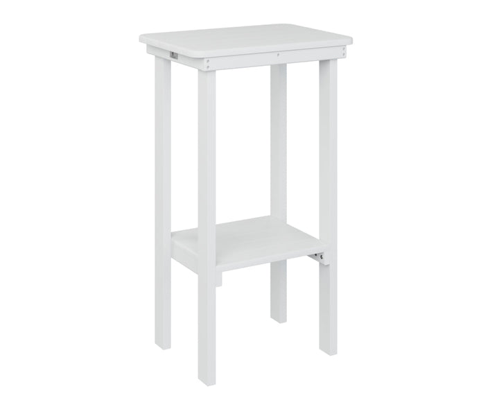 BGRTET3315W-Berlin Gardens-Rectangle End Table Bar Height-Pangaea Patio