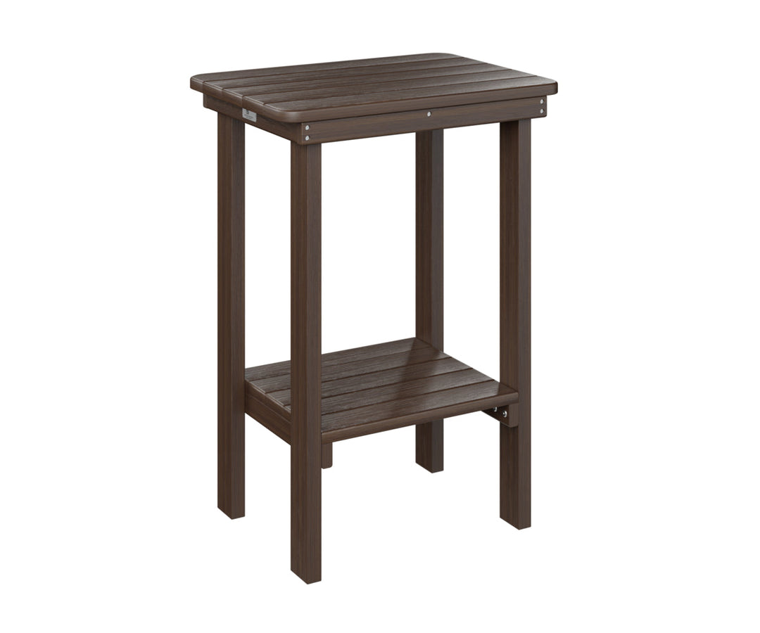 BGRTET2915BW-Berlin Gardens-Rectangle End Table Counter Height-Pangaea Patio