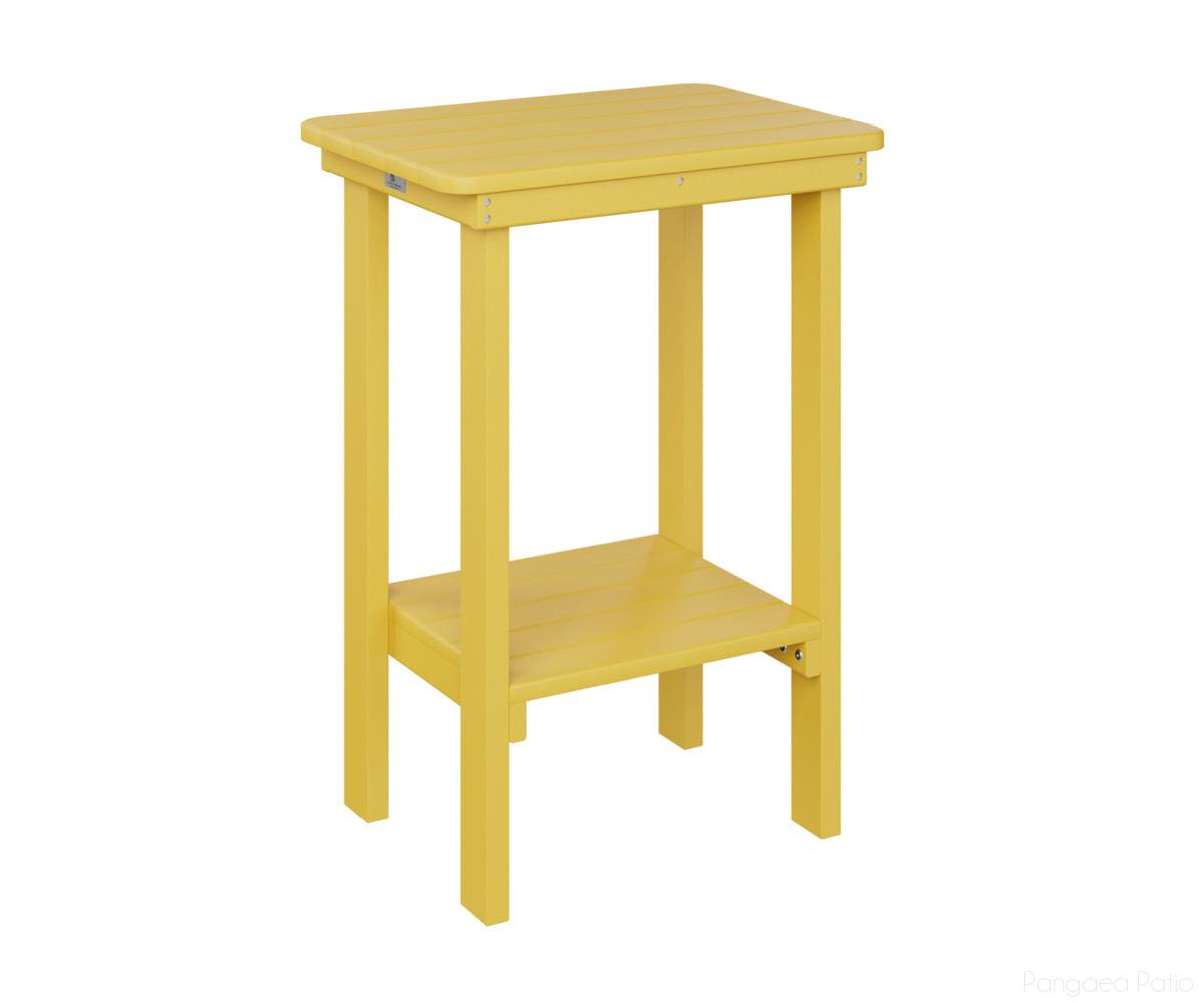 BGRTET2915SY-Berlin Gardens-Rectangle End Table Counter Height-Sunburst Yellow BG-Pangaea Patio