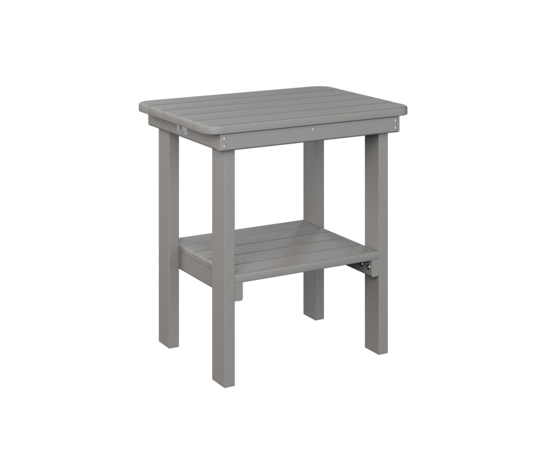 BGRTET2115LG-Berlin Gardens-Rectangle End Table Dining Height-Pangaea Patio