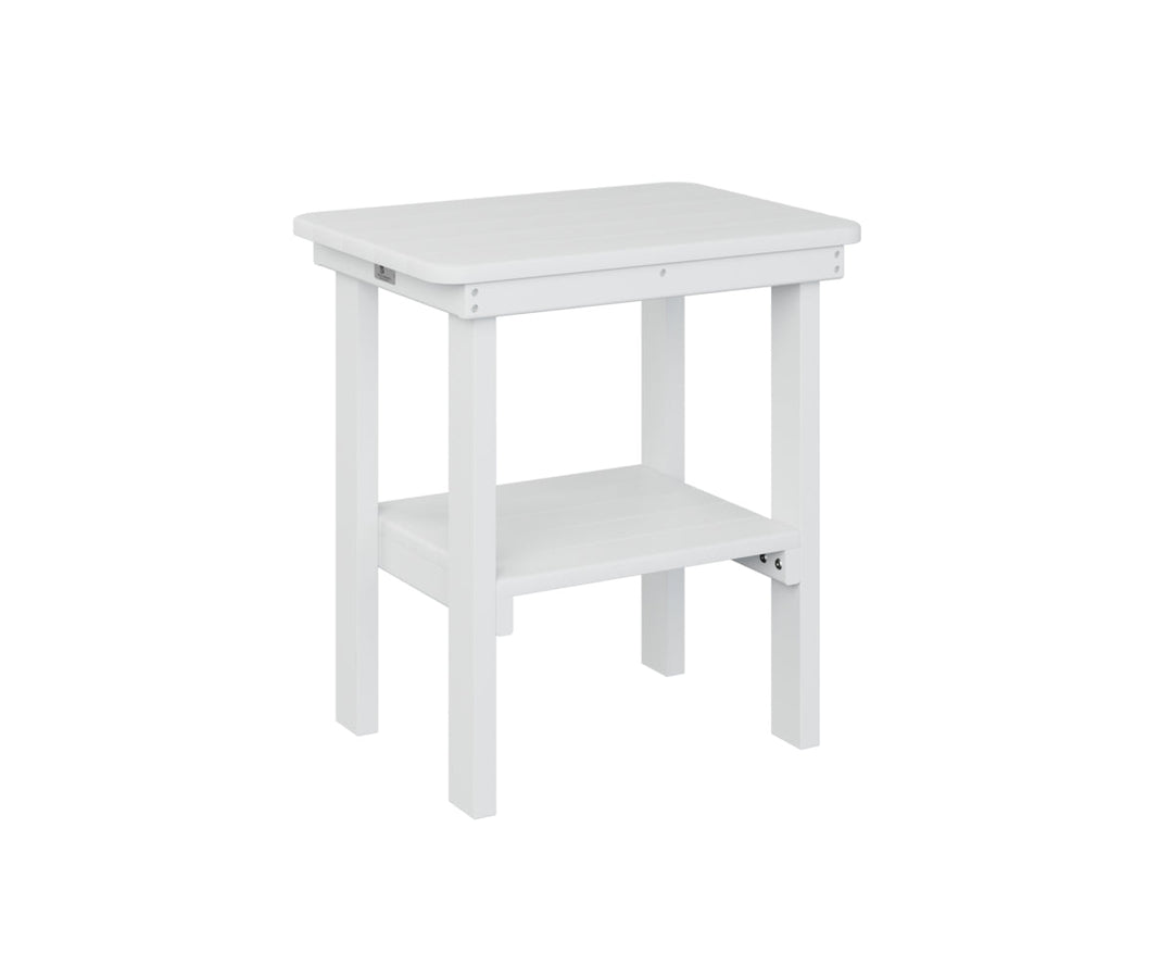 BGRTET2115W-Berlin Gardens-Rectangle End Table Dining Height-Pangaea Patio