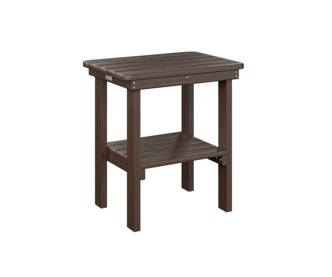 BGRTET2115BW-Berlin Gardens-Rectangle End Table Dining Height-Pangaea Patio