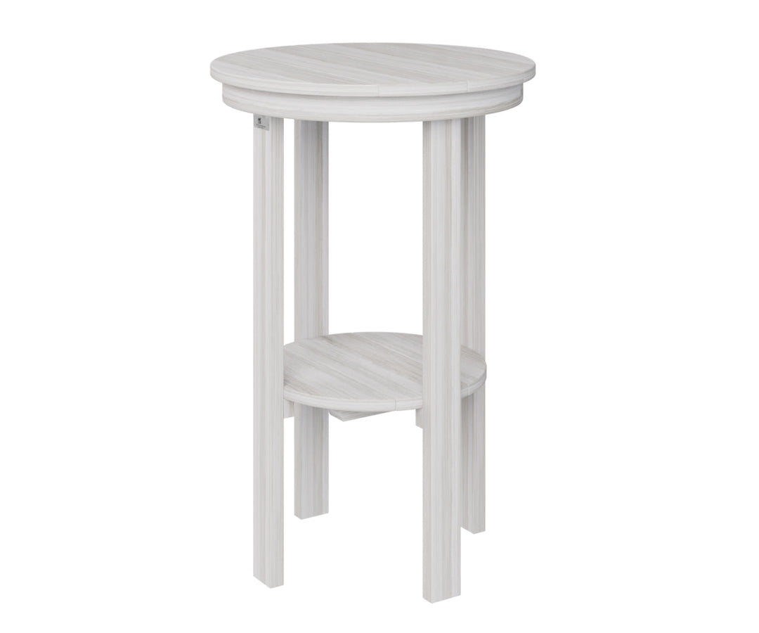 BGPRET3222SS-Berlin Gardens-Round End Table Bar Height-Pangaea Patio