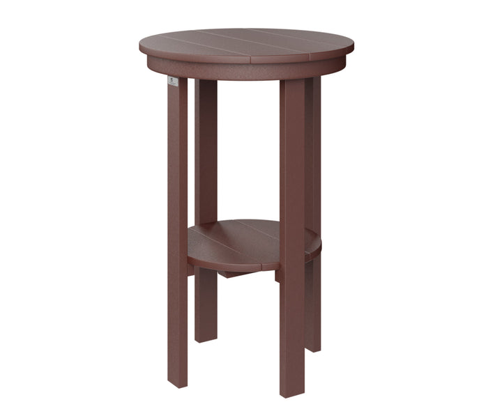 BGPRET3222BR-Berlin Gardens-Round End Table Bar Height-Pangaea Patio