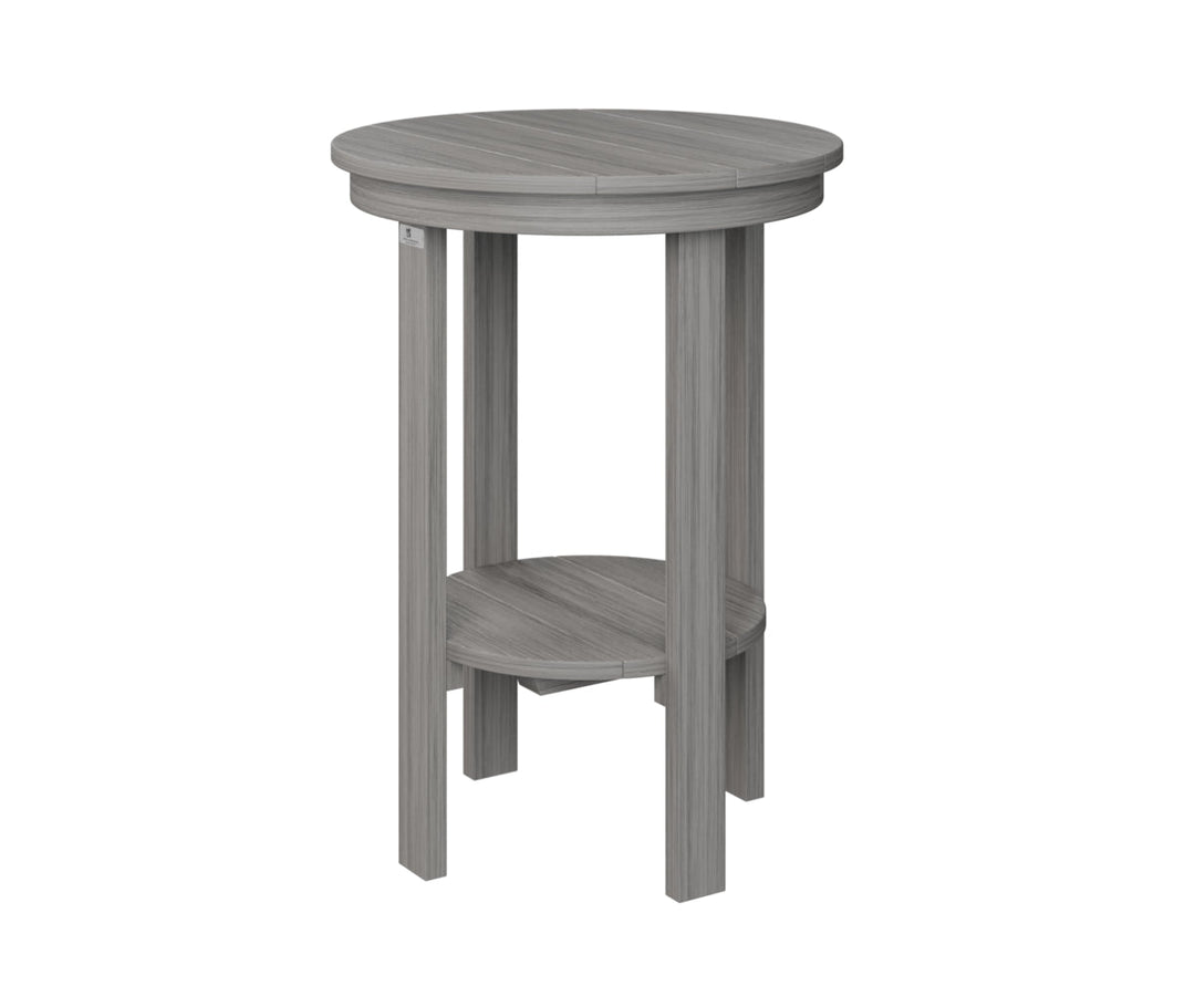 BGPRET2922DG-Berlin Gardens-Round End Table Counter Height-Pangaea Patio