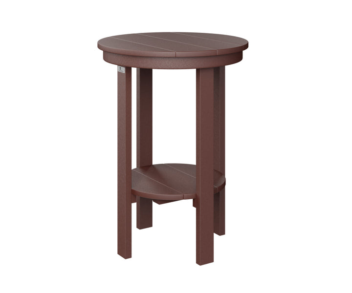 BGPRET2922BR-Berlin Gardens-Round End Table Counter Height-Pangaea Patio