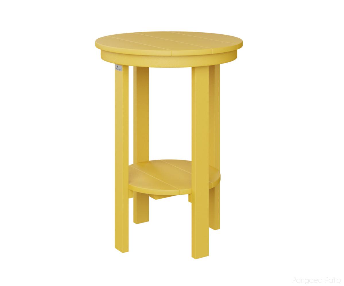 BGPRET2922SY-Berlin Gardens-Round End Table Counter Height-Sunburst Yellow BG-Pangaea Patio