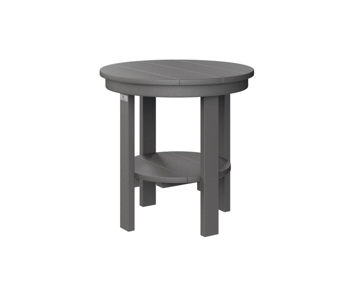 BGPRET2122SG-Berlin Gardens-Round End Table Dining Height-Pangaea Patio