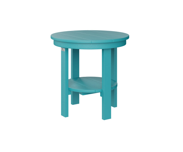 BGPRET2122AB-Berlin Gardens-Round End Table Dining Height-Pangaea Patio