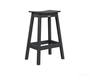 BGSDBS2131B-Berlin Gardens-Saddle Bar Stool-Black BG-Pangaea Patio