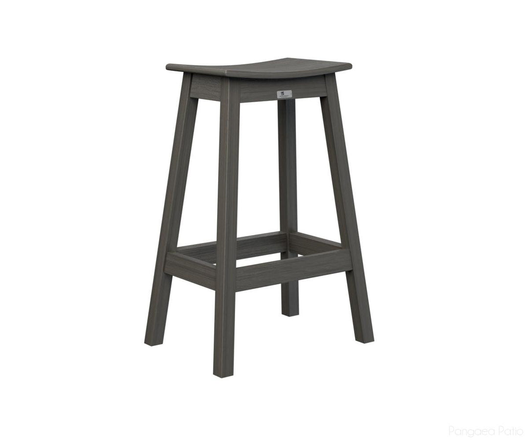 BGSDBS2131CG-Berlin Gardens-Saddle Bar Stool-Coastal Gray BG-Pangaea Patio