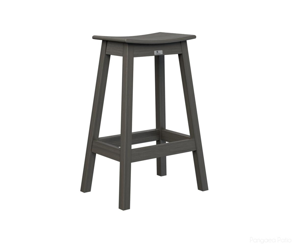 BGSDBS2131CG-Berlin Gardens-Saddle Bar Stool-Coastal Gray BG-Pangaea Patio