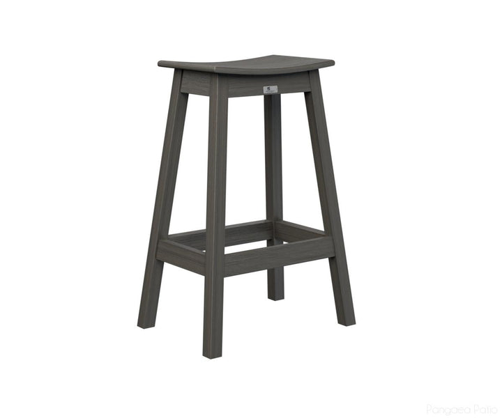 BGSDBS2131CG-Berlin Gardens-Saddle Bar Stool-Coastal Gray BG-Pangaea Patio