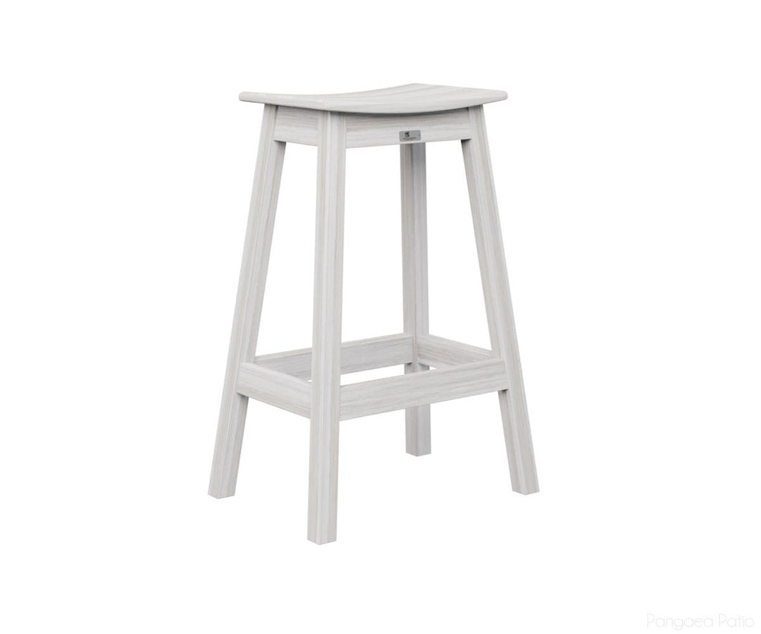BGSDBS2131SS-Berlin Gardens-Saddle Bar Stool-Seashell BG-Pangaea Patio