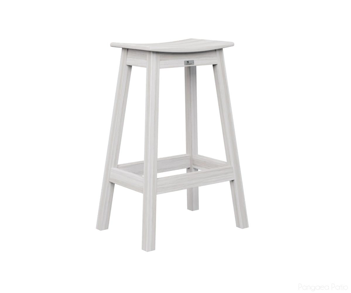 BGSDBS2131SS-Berlin Gardens-Saddle Bar Stool-Seashell BG-Pangaea Patio