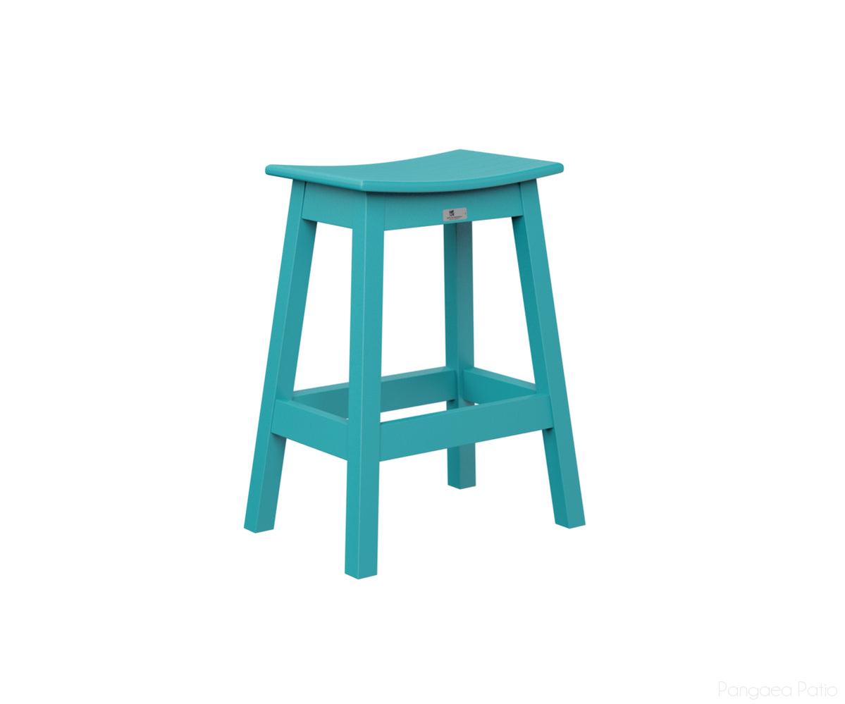 BGSDCS2026AB-Berlin Gardens-Saddle Counter Stool-Aruba Blue BG-Pangaea Patio