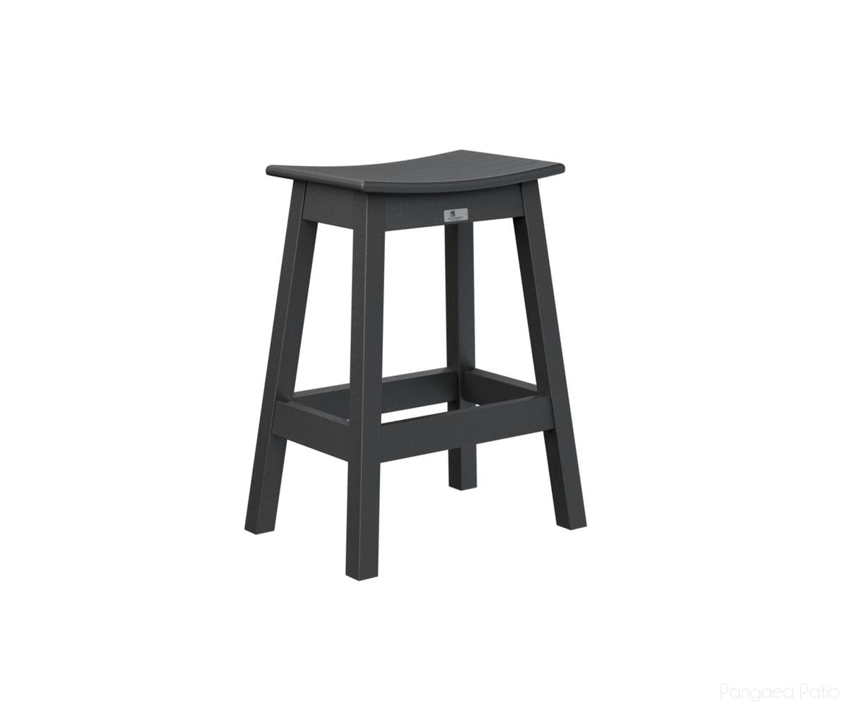 BGSDCS2026B-Berlin Gardens-Saddle Counter Stool-Black BG-Pangaea Patio