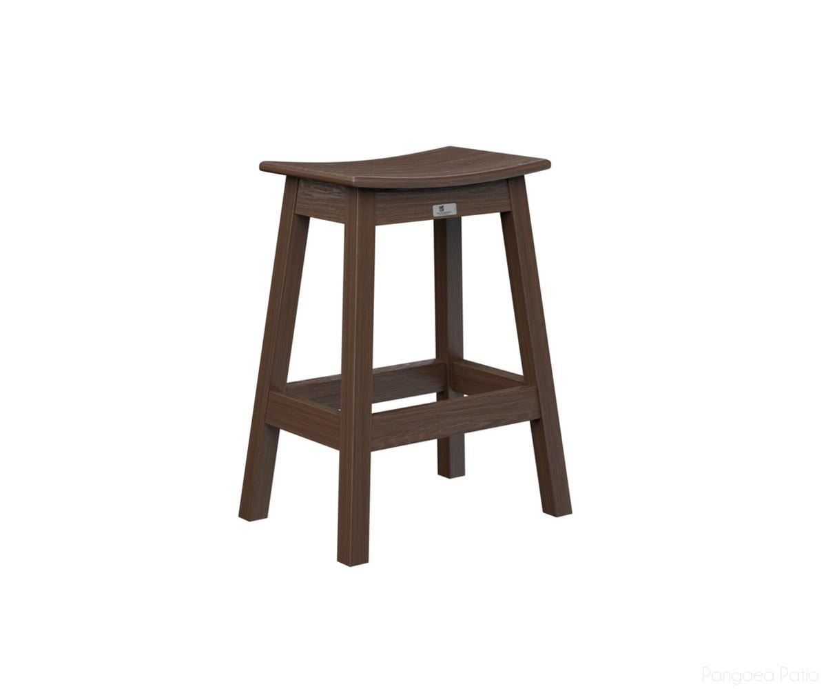 BGSDCS2026BW-Berlin Gardens-Saddle Counter Stool-Brazilian Walnut BG-Pangaea Patio