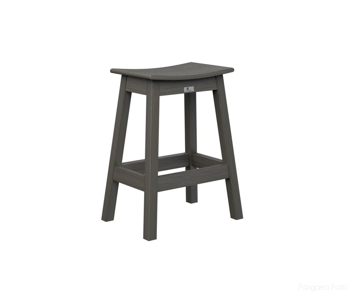 BGSDCS2026CG-Berlin Gardens-Saddle Counter Stool-Coastal Gray BG-Pangaea Patio
