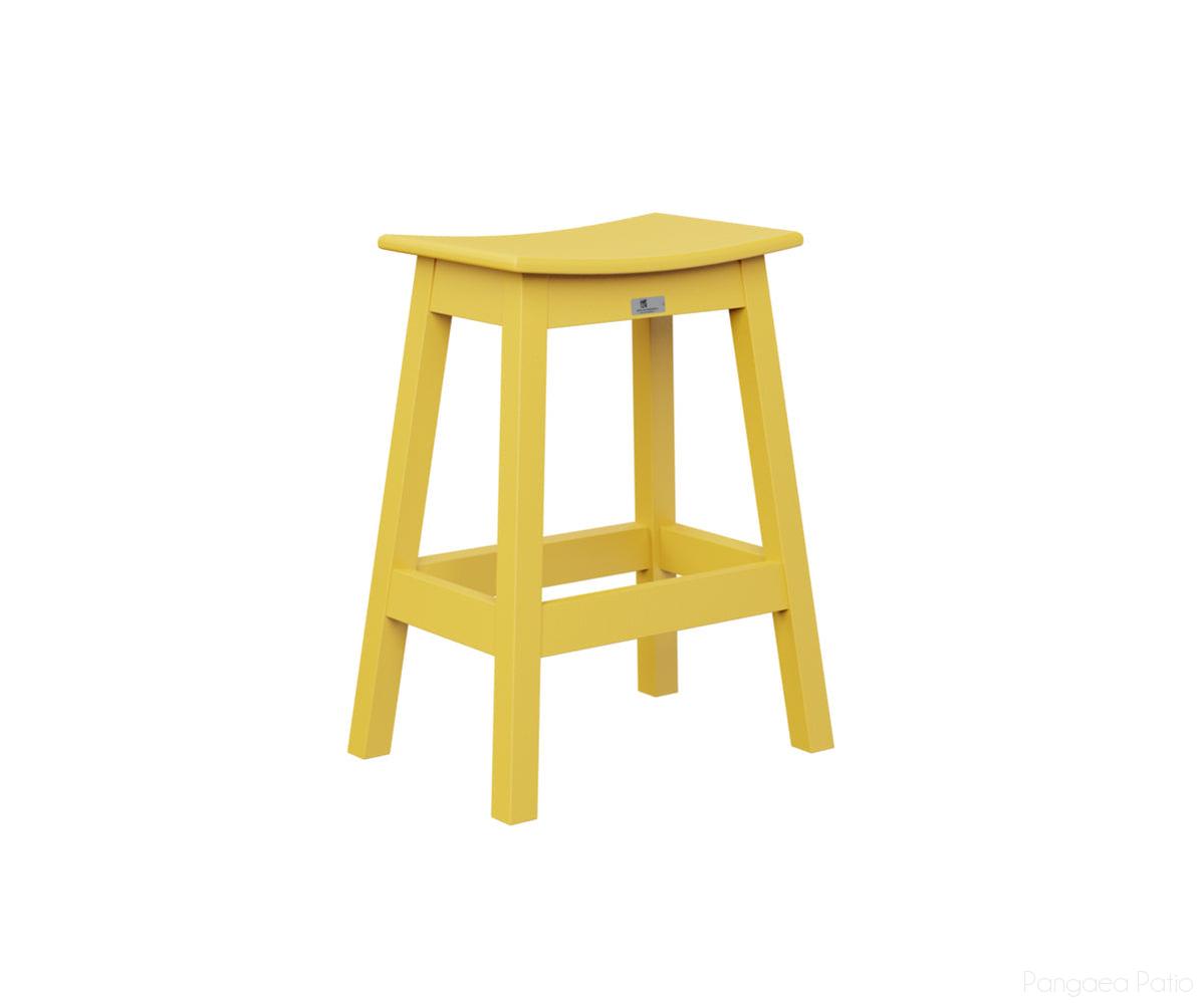 BGSDCS2026SY-Berlin Gardens-Saddle Counter Stool-Sunburst Yellow BG-Pangaea Patio