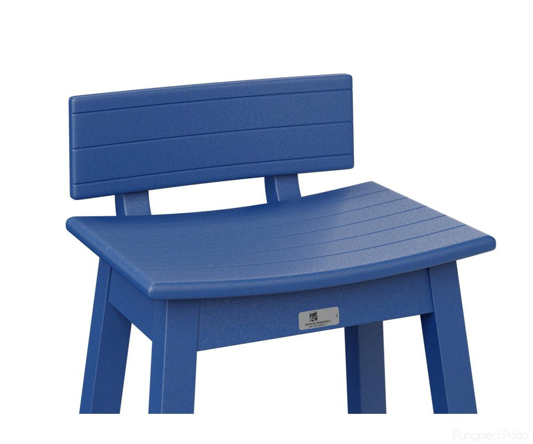 BGSSBK510PB-Berlin Gardens-Saddle Stool Back Kit-Pacific Blue BG-Pangaea Patio