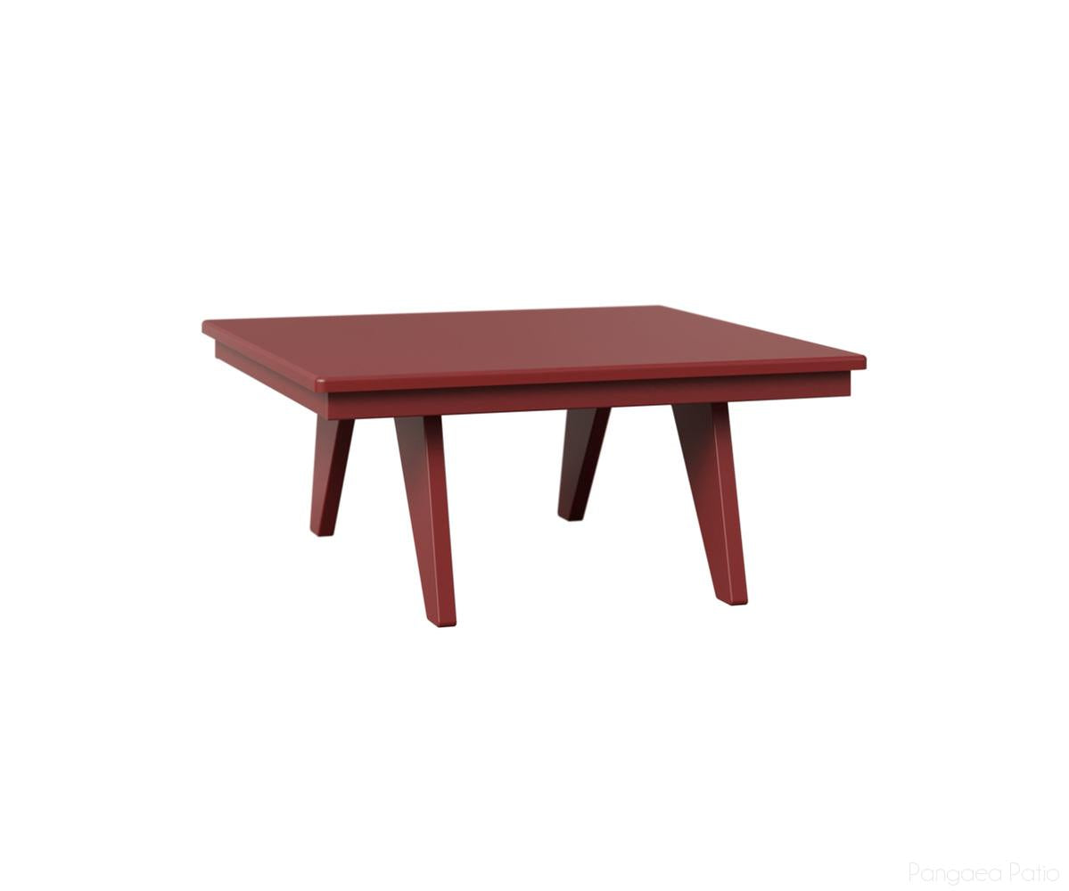 BGMSAT3030MGR-Berlin Gardens-Square Accessory Table-MGP Red-Pangaea Patio