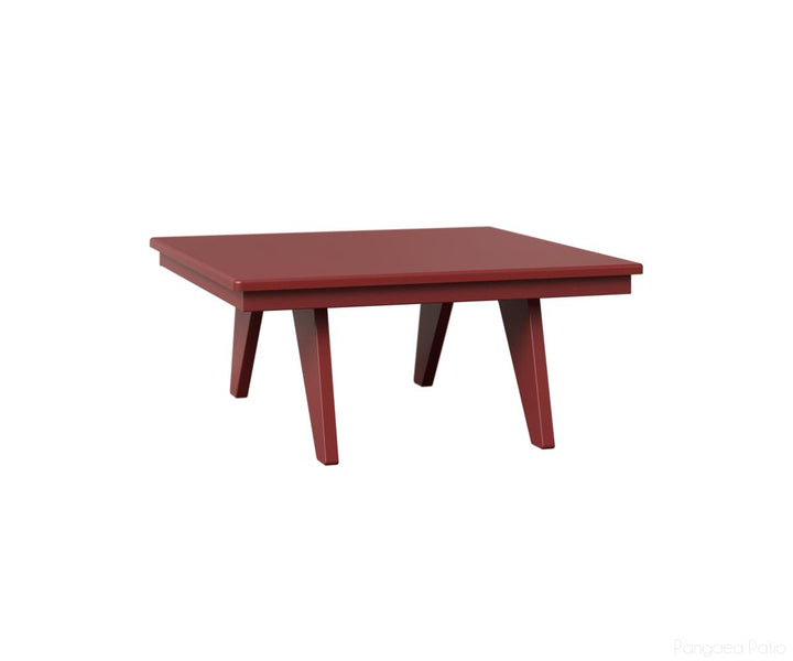 BGMSAT3030MGR-Berlin Gardens-Square Accessory Table-MGP Red-Pangaea Patio