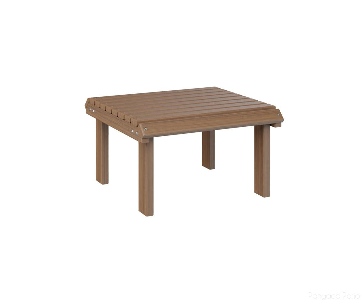 BGPVSF2100AM-Berlin Gardens-Stationary Footstool-Antique Mahogany BG-Pangaea Patio