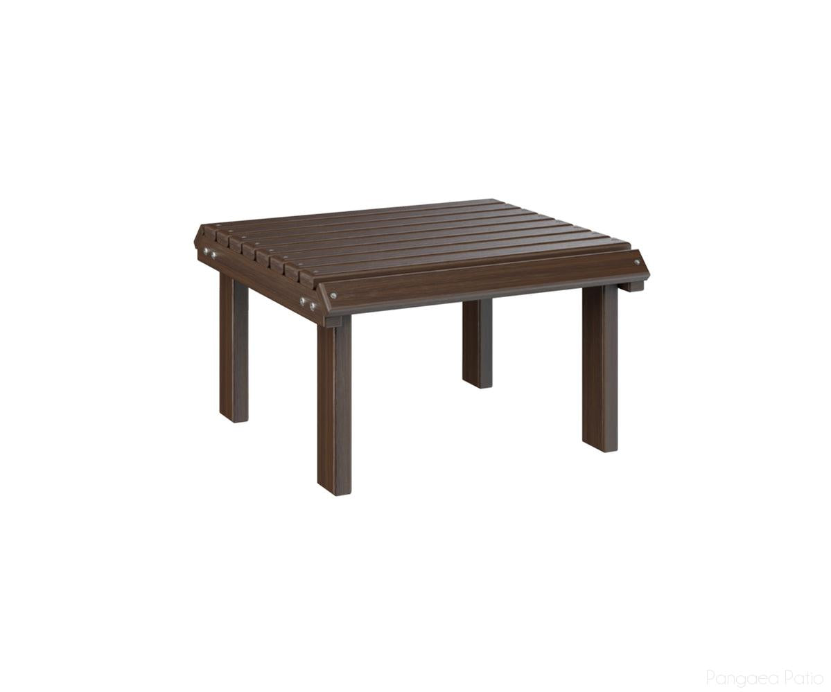 BGPVSF2100BW-Berlin Gardens-Stationary Footstool-Brazilian Walnut BG-Pangaea Patio