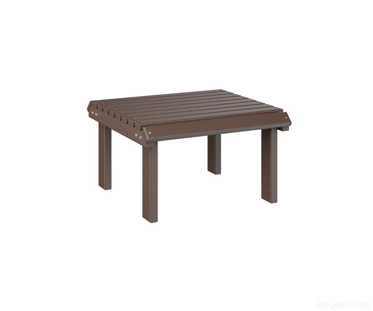 BGPVSF2100CB-Berlin Gardens-Stationary Footstool-Chocolate Brown BG-Pangaea Patio