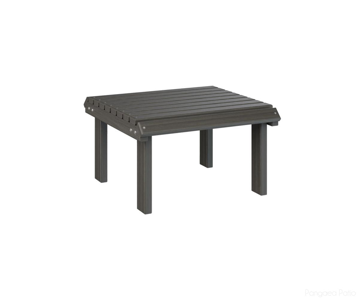 BGPVSF2100CG-Berlin Gardens-Stationary Footstool-Coastal Gray BG-Pangaea Patio