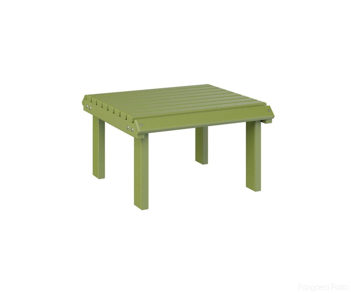 BGPVSF2100KG-Berlin Gardens-Stationary Footstool-Kiwi Green BG-Pangaea Patio